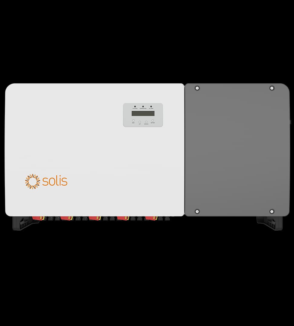 Solis 80kw Three Phase Inverter, 80,000W Output, 8 MPPTs, Max. Efficiency 98.7%