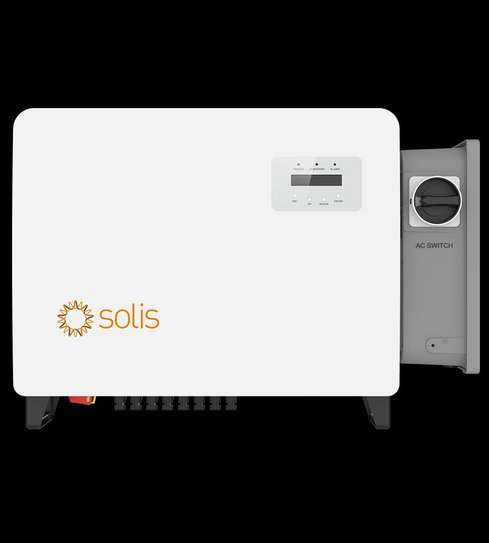 Solis 30kw Three Phase Inverter, 30,000W Output,S6-GC30K-LV-US 3 MPPTs, Max. Efficiency 97.7%